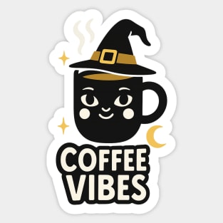 Witchy Coffee Vibes Sticker
